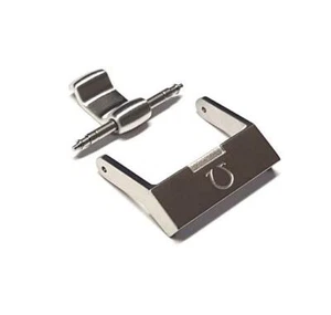 Fibbia acciaio Omega 20 mm 94512022 boucle hebilla fibbia ad ardiglione ORIGINALE *NUOVA DI ZECCA - Foto 1 di 7