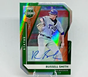 Russell Smith 2021 Panini Elite Extra Edition 51 AUTO Status Die-Cut Green 30/33 - Picture 1 of 4