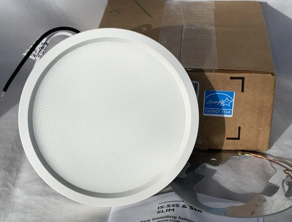 LED LIGHTOLIER S5R827K7 Low Profile LED Slim Downlight Diameter 5 3/8 Soft