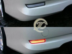 IMPORT VELLFIRE ALPHARD ESTIMA REAR FOG LIGHT COB LED LCI BUMPER LIGHT REFLECTOR - Picture 1 of 15