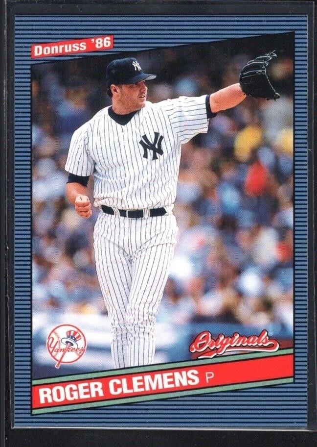 ROGER CLEMENS 2002 DONRUSS ORIGINALS #257 AQUEOUS GLOSSY YANKEES SP - Image 1 of 1