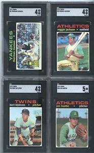 Juego completo de béisbol Topps 1971 (752) con 25 clasificación SGC con todas las llaves - Imagen 1 de 8