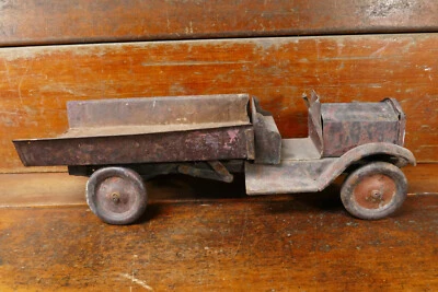 Camión de volteo Keystone Packard 1928 original de colección lata abierta acero prensado carbón Foto 1 de 4