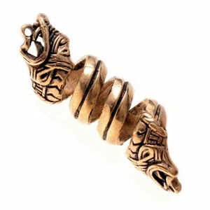 Haarperle "Hedeby" - 8 mm Loch, Perle, Bartperle, Haarperle, Haarschmuck, Wiking - Picture 1 of 2
