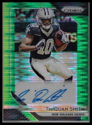 2018 Panini Prizm #RA-TQS Tre'Quan Smith Rookie Autographs Prizm Pink - Image 1 of 2