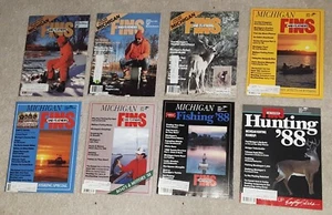 Fins and Feathers Hunting Fishing Outdoors Collection of 8 Magazines '85 '86 '88 - Bild 1 von 3