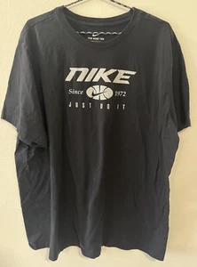 Nike "NY vs. NY Men's Large Basketball T-Shirt DD0819-010 Black Just Do It 2XL - Picture 1 of 3