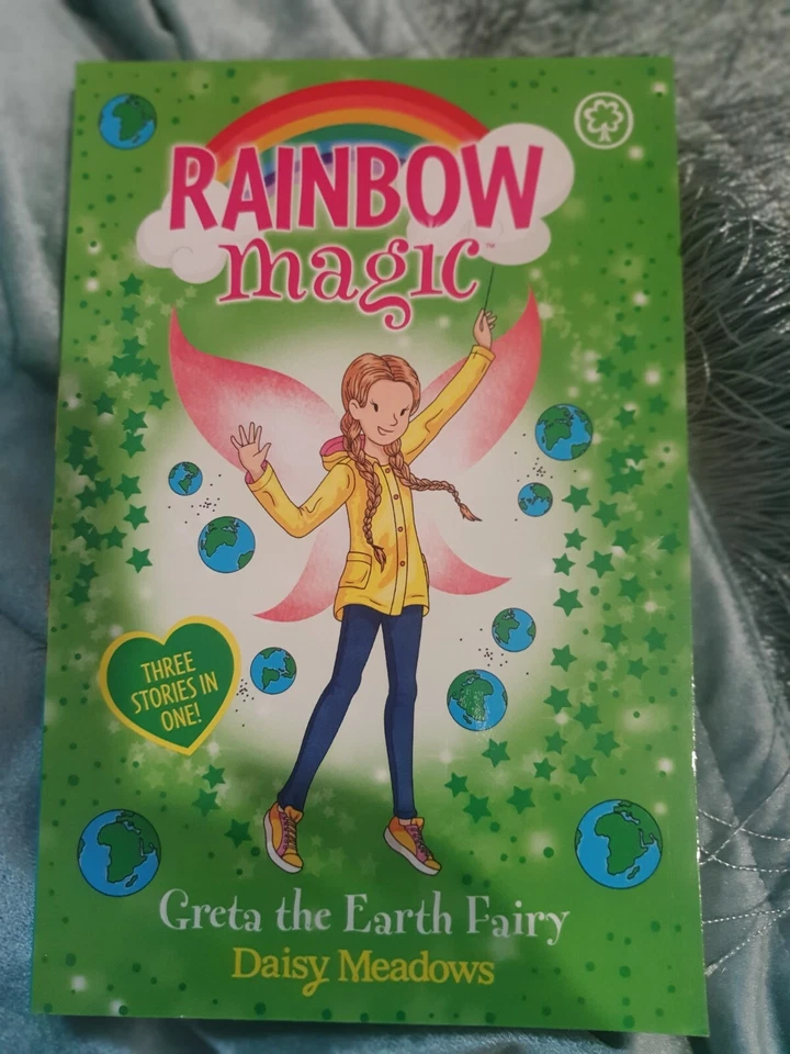 RAINBOW MAGIC Greta the Earth Fairy 3 stories in 1 Pback by Daisy Meadows NEW - image 1 of 1