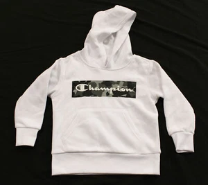 Champion Boy's Heritage Crew Neck Soft Fleece Sweatshirt NC3 White/Gray Size 4 - Picture 1 of 3
