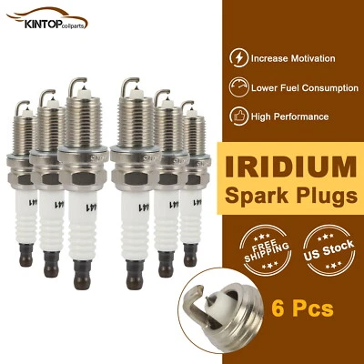 6x bujías de iridio y platino para Dodge Dakota 3,9 L 1997-2003 Foto 1 de 4