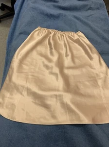 VINTAGE FARR WEST SATIN GLOSSY Half SLIP NUDE/CHAMPAGNE Sz Small Unused? - Picture 1 of 7