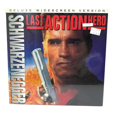 Last Action Hero Laserdisc 90s Movie Widescreen Arnold Schwarzenegger New Sealed Foto 1 de 4