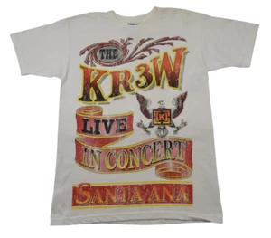 Kr3w Karley White Yellow Red Graphic Discounted Men's SS T-Shirt - Picture 1 of 3