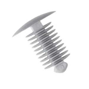 100x Grey Fir Tree Spruce Button Plastic Trim Panel Clips- 9-10mm Hole 18mm Head - Picture 1 of 1