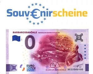 0 Euro Schein XEZZ 2024-1 BARBAROSSAHÖHLE - Bild 1 von 1