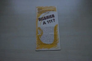 198322) Allgaier A 111 - folleto dañado 09/1952 - Imagen 1 de 1