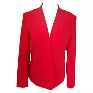 M&S Collection Red Blazer Womens Size UK 14 - Picture 1 of 10