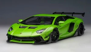 1/18 AUTOart LB-Works Lamborghini Aventador Pearl Green Model Car 79243 - Picture 1 of 8