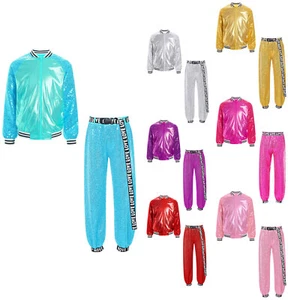 Girls Teamwear Cheerleading Costumes Modern Outfits Training Streetwear Stage - Picture 1 of 93