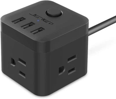 Power Strip Extension Cord with USB, Outlet Strip USB, Power Strips 3 USB Ports - Image 1 of 4