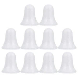 10 pezzi campane in schiuma vuota schiume non finite modelli di campane schiume fai da te campane artigianali per - Foto 1 di 12
