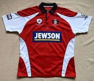 GLOUCESTER RUGBY JERSEY JEWSON MEN T-SHIRT SIZE XLARGE - VINTAGE RUGBY UNION - Picture 1 of 8
