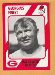 Wally Butts Georgia Bulldogs 1989 Card #7 Milledgeville GA - Picture 1 of 2
