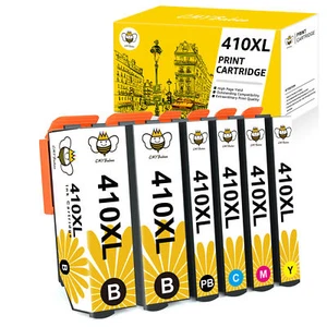 Lote 410XL T410 XL BCMY BCMY para Epson Expression XP-830 XP-635 XP-640 XP-7100 - Imagen 1 de 13