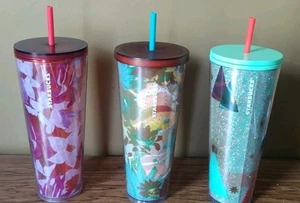 Starbucks Tumbler Lot Of 3 - Picture 1 of 8