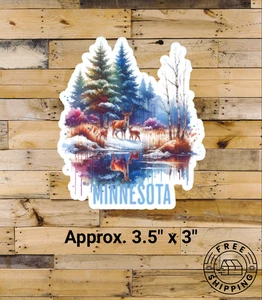 Pegatina de ciervo de Minnesota - Imagen 1 de 3
