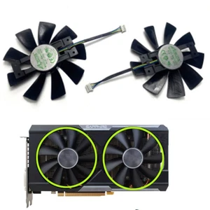 For SAPPHIRE R9 380 4G GAA8B2U Graphics Card Cooling Fan Set Repair Parts - Afbeelding 1 van 4