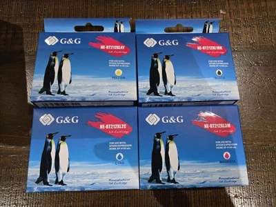 Cartuchos de tinta compatibles Epson 212XL para XP-4100, XP-4105, WF-2850 paquete de 4 Foto 1 de 2