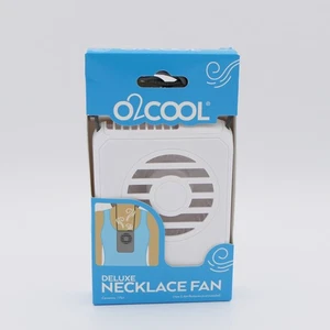 O2COOL Deluxe Necklace Fan 3 in 1 - Works As Necklace, Desk & Clip Fan Req 2 AA - Picture 1 of 3