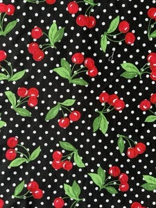 Michael Miller “CHERRY DOT” New Cotton Fabric - 3 YARDS & 10 3/4 Inches - 42” W - Picture 1 of 2