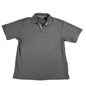 REI UPF 50+ Mens Grey Polo Shirt Sz Medium - Picture 1 of 4