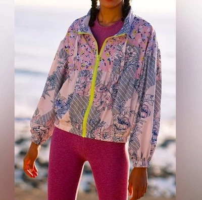 Chaqueta cortavientos Anthropologie Daily Practice XS poliéster cremallera tront Foto 1 de 4