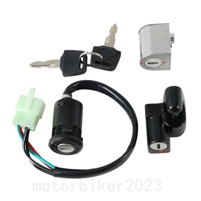Juego de llaves de bloqueo de asiento interruptor de encendido para Honda XL500S 79-81 XL250S 81-87 Foto 1 de 4