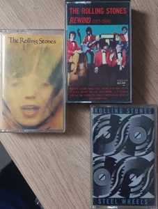 4 x ROLLING STONES Albums GOATS HEAD SOUP, REWIND, STEEL WHEELS, MADE IN SHADE - Picture 1 of 3