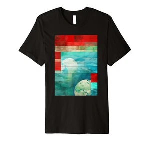 Frutiger Aero: Earth Wall Art Wallpaper Premium T-Shirt - Picture 1 of 1