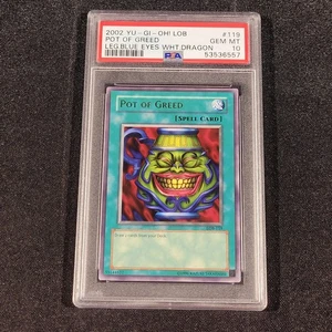 Yu-gi-oh! - Pot Of Greed - Legend Of Blue Eyes White Dragon - PSA 10 - Bild 1 von 10