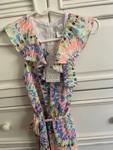 Blush By Us Angels Tie Dye Dress Size 16 fits like a 14 - Picture 1 of 2