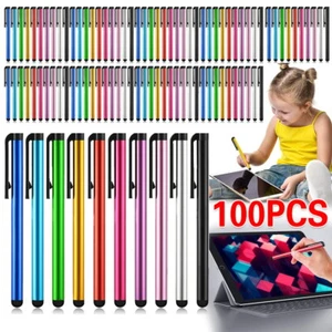 100 sztuk RYSIKÓWEK EKRAN DOTYKOWA GUMOWA KOŃCÓWKA DO TABLETU ANDROID TELEFONY KOMÓRKOWE - Zdjęcie 1 z 13