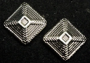 2 FIREMAN MALTESE CROSS UNIFORM LAPEL COLLAR SILVER HAT PIN UP DEVICE TIE TAC - Picture 1 of 24