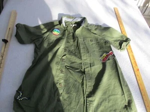 Cat & Jack green button up shirt sz L (12/14) - Picture 1 of 6