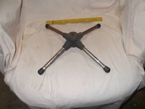 Mic Stand Base 4 Leg vintage musical instrument - Picture 1 of 2