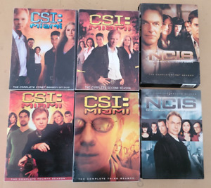CSI Miami 1-4 + NCIS Seasons 1-2 DVD Sets Lot Criminal Scene Investigation