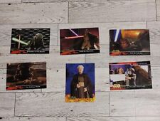 2005 Revenge of the Sith Topps Trading Cards Lot of 6 Including Palpatine