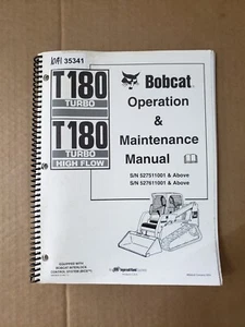 Bobcat T180 Turbo T180 High Flow Skid Steer Operation and Maintenance Manual - Picture 1 of 5