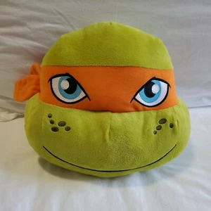 Teenage Mutant Ninja Turtles Orange Michaelangelo Plüschkopf Rucksack       - Bild 1 von 4