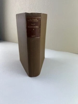 Guy Mannering Or The Astrologer Sir Walter Scott English Comedie humaine 1902 - Image 1 of 4